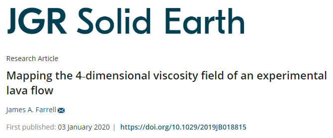 I’ve got a new paper out!

Recently accepted and available through <a href="/theAGU/">AGU (American Geophysical Union)</a> journal JGR: Solid Earth

agupubs.onlinelibrary.wiley.com/doi/10.1029/20… 

It is all about viscosity mapping of lava flows. 

What better way to promote this than explaining the science using Up-Goer Five language?

A thread.