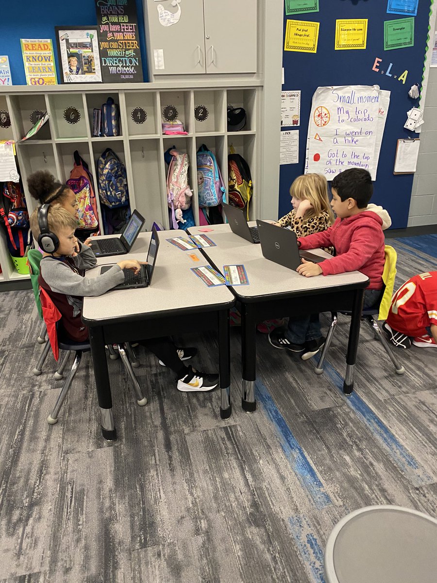 Mrsjennstephens's tweet photo. Math station free choice Friday is always a huge hit! #isdfirst #cpfirst #cpknights #ISDstrong https://t.co/6d1GBiYn2u