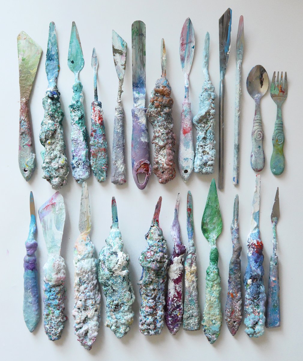 This is a fun game. Guess which knife I use most often! #FunFactFriday #FridayVibes #contemporaryart