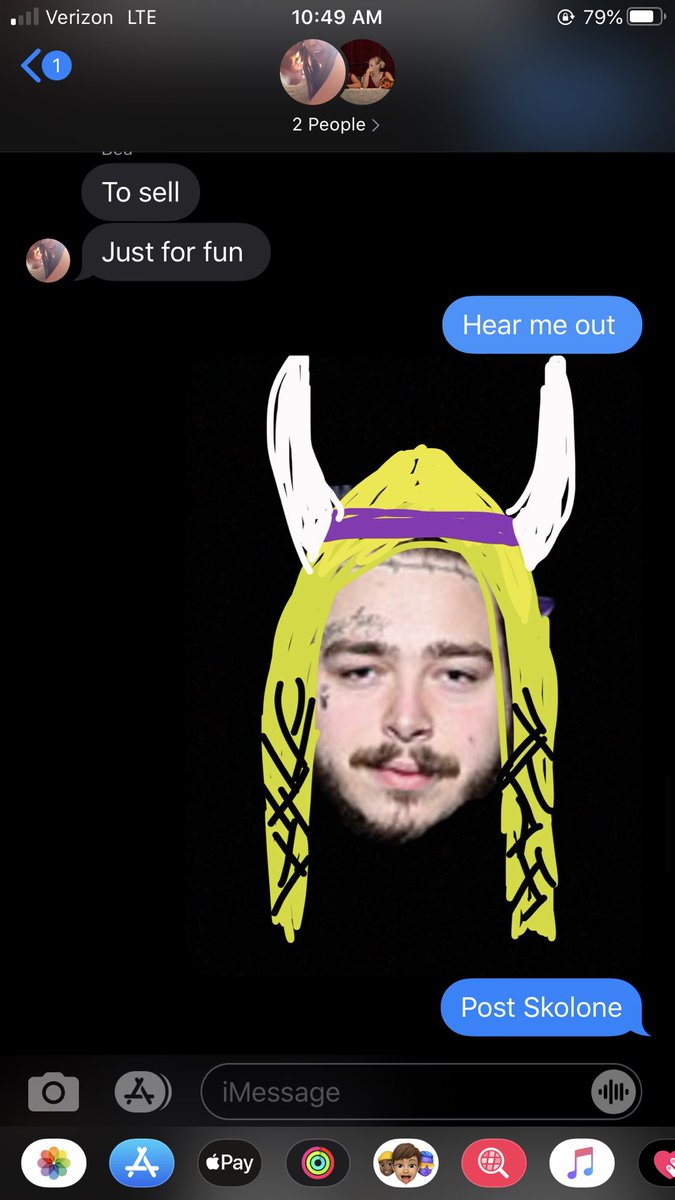 peytonolsonnn's tweet photo. My contribution to my sister wanting ideas for Vikings shirts to make https://t.co/rGe7VPTlHx
