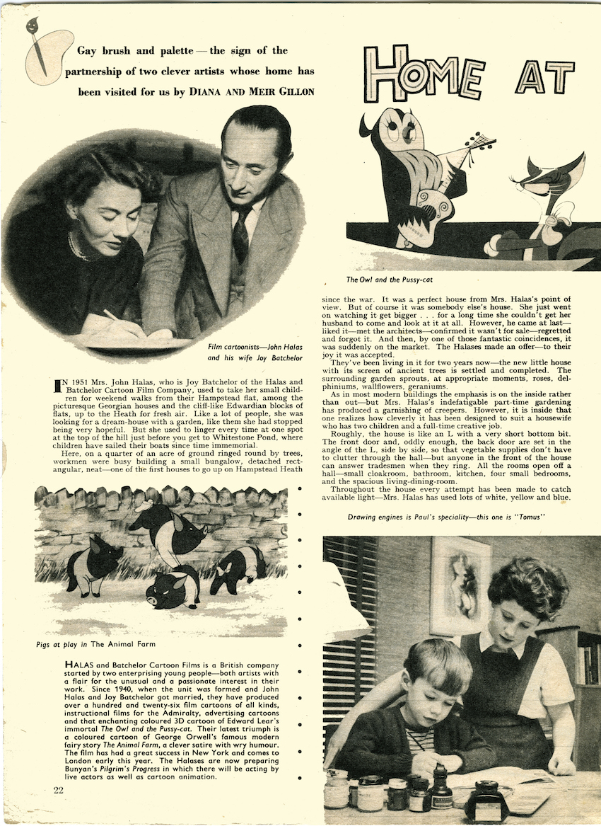 Page 1 of vintage 'Woman's Own' article