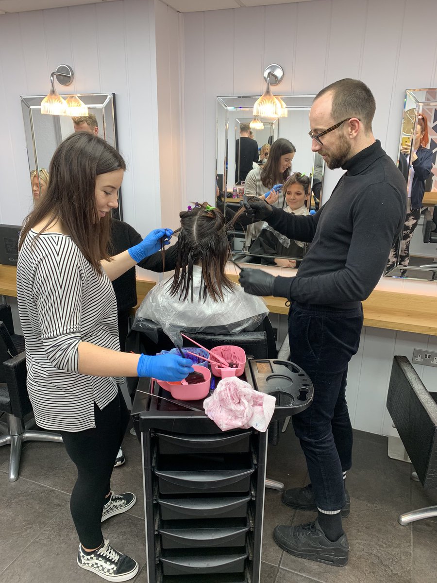 marzipanhair's tweet photo. A great training session with Dean from @redkenuk today! Colour &amp; techniques are constantly changing so we need to keep our skills fresh 💜
#foreverlearning #marzipanhair #truro #cornwall #redkeneducation https://t.co/UKjDnQ794Q