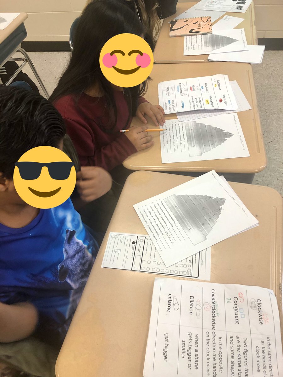 misscuts_chs's tweet image. Today in 1st period ESL, my students worked on math vocabulary. In 3rd period math, they were able to put their resource into use! Other students in the class were jealous of their notes and asked if they could get a copy. 😂 #languagesupport #contentsupport