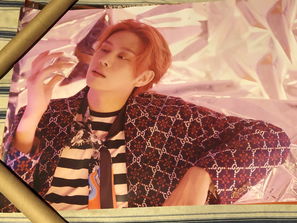 abbycifra's tweet photo. Still waiting for the other albums to arrive. Of all the posters na included yung kay Heechul talaga yung pinagppray ko huhuhu 😭 Thank you @kimchulla 💕 #SUPERJUNIOR #TIMESLIP https://t.co/Nb4RNoJkbO