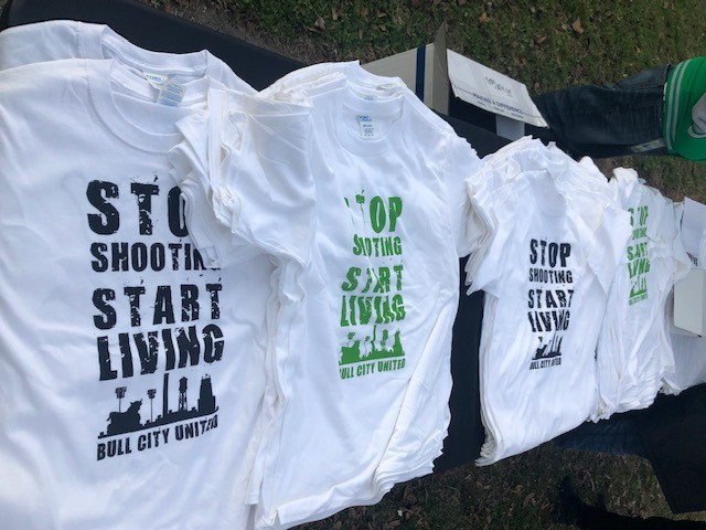 DurhamHealthNC's tweet photo. This week, our Bull City United team hosted its annual #WeekOfPeace, 7 days of events engaging with community members throughout Durham, sharing resources, and spreading a message of nonviolence. https://t.co/6EO6pr2bkW