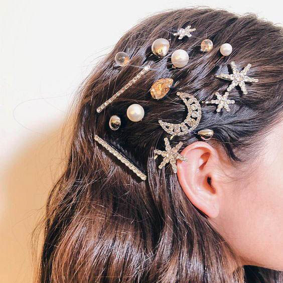 You can never have too many hair accessories!⭐#AndrewBartonProfessional #Hairclips #Hairstyle