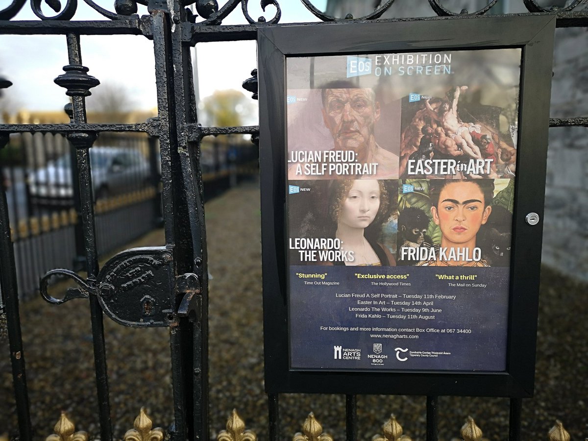 NenaghArts's tweet image. Very excited to be hosting Exhibition On Screen as part of #Nenagh800 celebrations with access to the world’s greatest art and artist. 

@Nenagh800 
@TipperaryArts 
@NenaghGuardian 
@Nenagh_ie 
@artonscreen
@TippFM

#NenaghArts