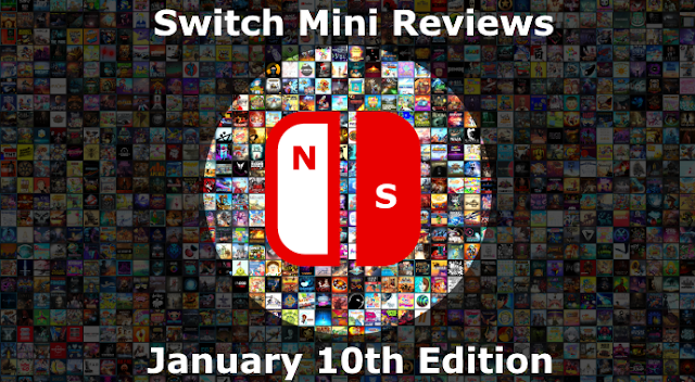 NindieSpotlight's tweet photo. New #Switch reviews! This batch includes the chunky but generally satisfying budget beat-em-up #Blackmoor2, the rolly puzzle-solving of #TechnosphereReload, the hand-drawn but somewhat bland #Drawngeon...
https://t.co/NU4S4aSqny https://t.co/3zQGdCc0qK