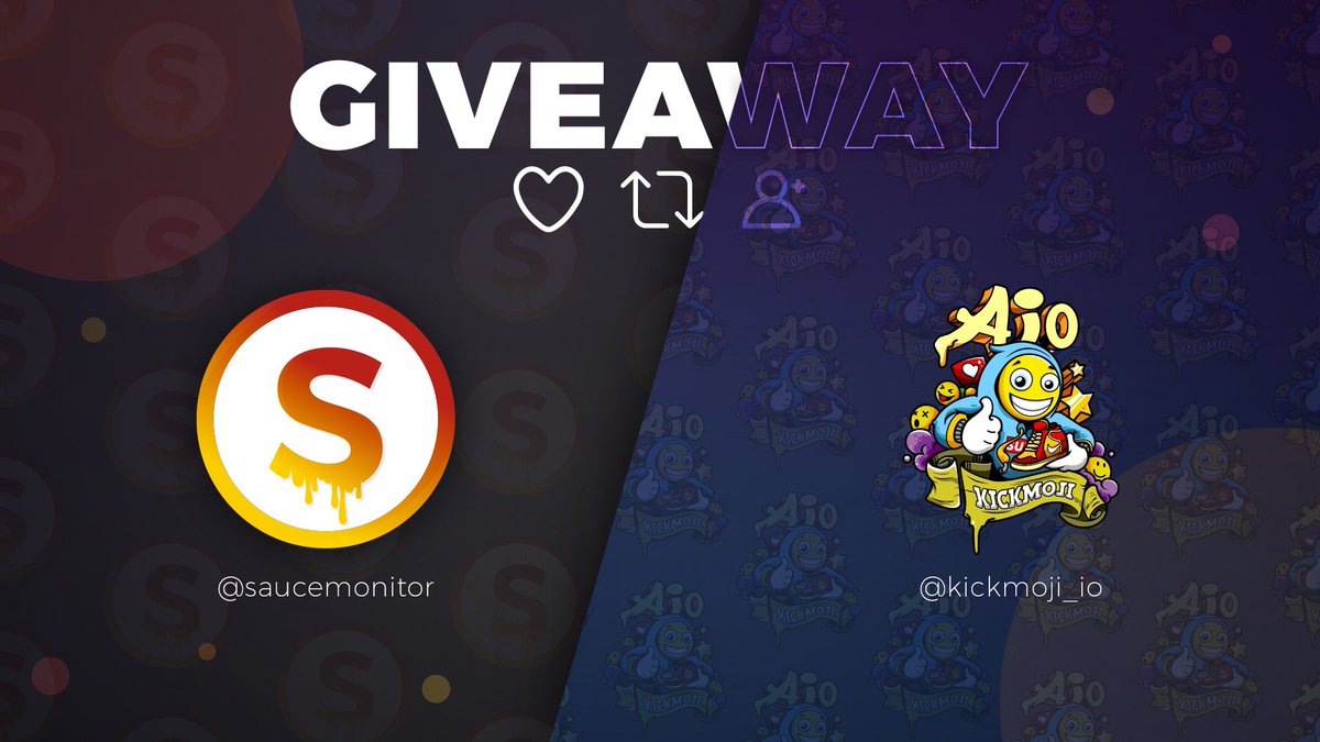 saucemonitor's tweet image. 🎁 GIVEAWAY 🎁

🥰 ENDS IN 24 HOURS 🥰

🏆x1 FREE MEMBERSHIP @saucemonitor
🏆x1 FREE KEY @kickmoji_io

RULES:
🏃‍♂️Follow @saucemonitor and @kickmoji_io
❤️Like
🔃Retweet

2 WINNERS 🍀