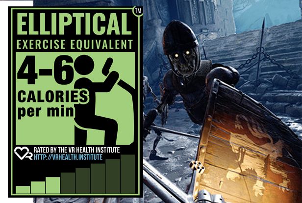 Did you know that playing Deep Type Games' Hellsplit: Arena can be the calorie equivalent of exercising on an elliptical? See the full rating here and more details: buff.ly/2FtcUlc 

Try it now and share your VR experience below! :)
#virtualreality #vrhealthinstitute