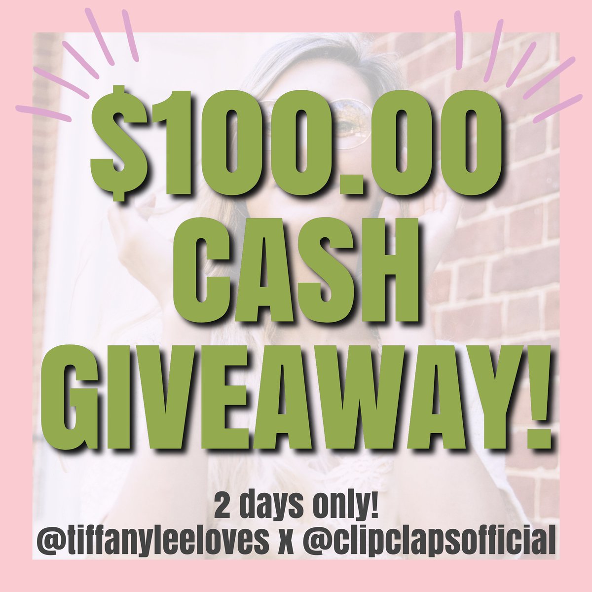 TiffanyLeeLoves's tweet photo. Cash #giveaway on https://t.co/PSoKip5BUF! Come enter and say hi.❤❤❤ #pleaseretweet!👉😜 https://t.co/ckjan75W7k