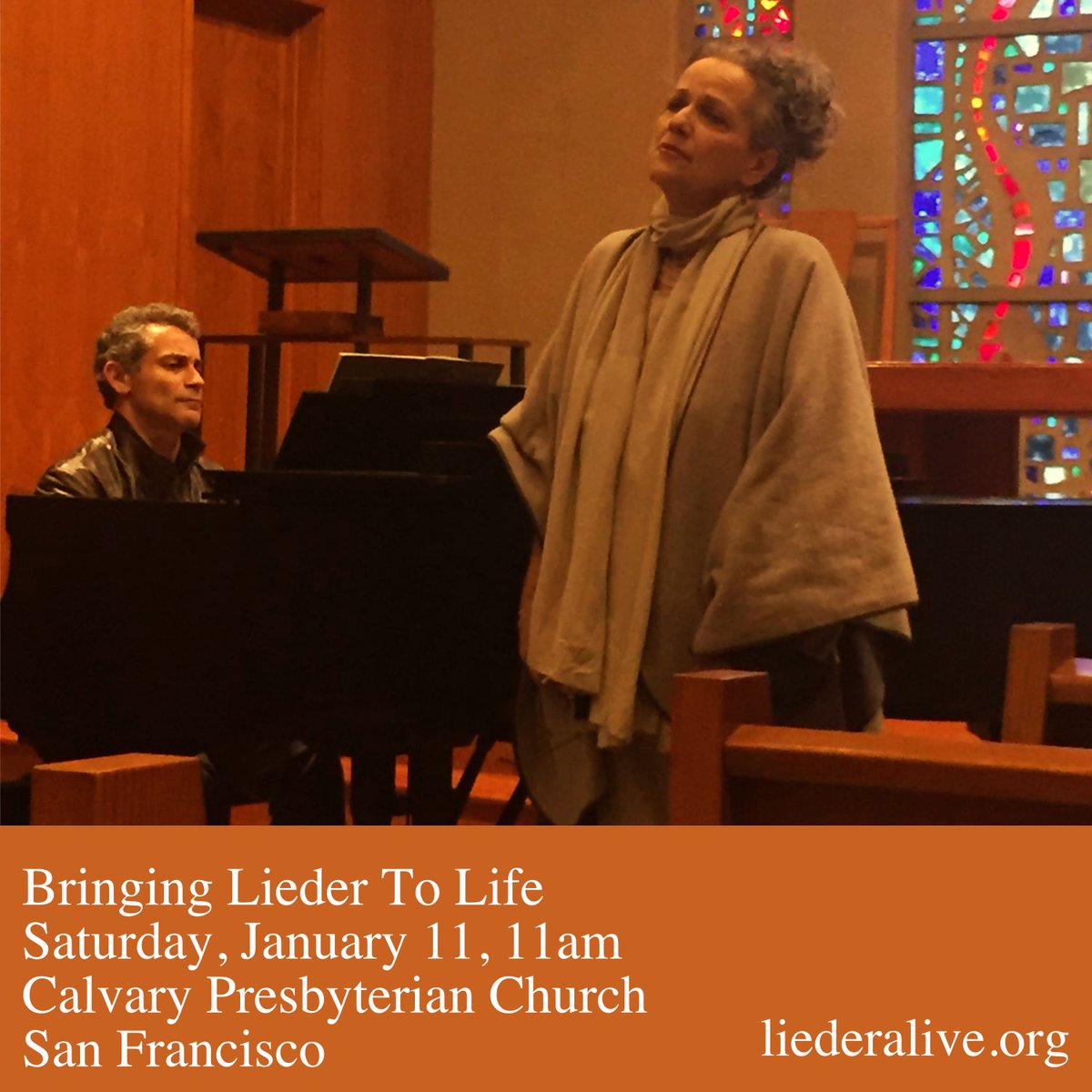 LIEDERALIVE's tweet photo. Join us tomorrow morning for the first Bringing Lieder to Life masterclass of 2020! Learn more at https://t.co/Uynn6boE8h #bringingliedertolife #sfmasterclass #sfvocalist #sflieder #liederlovers #lieder #liedersingers #sfmusic https://t.co/UBJPOmodpV