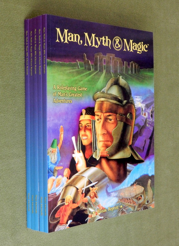 Waynes_Books's tweet photo. The classic 1982 time-travelling roleplaying game Man Myth & Magic is getting tough to find these days.
We now have the official 2019 Man Myth & Magic Classic Reprints in stock for $19!
https://t.co/dRQsquEohT
#ManMythMagic #OldSchool #RPG #PrecisIntermedia https://t.co/g6p6VECawS