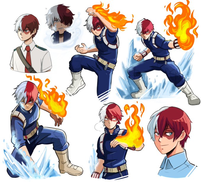 Todoroki is one of my favorite characters from. 