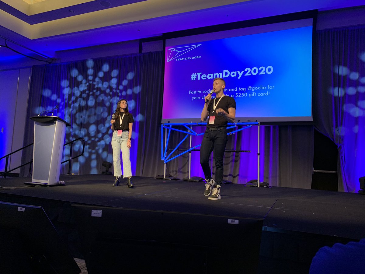 Excited to kick off #teamday2020 with <a href="/goclio/">Clio</a>. Sixth year running for me and still excited to find our purpose, re-focus our efforts and shape our mindset.