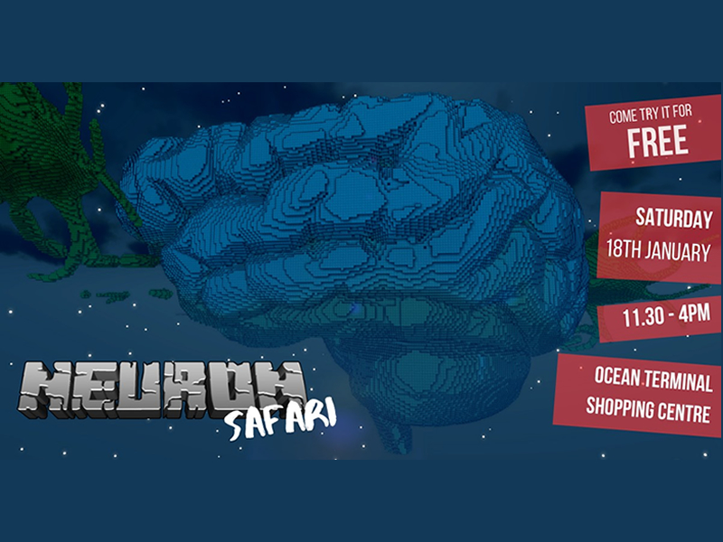 WhatsOnFamilies's tweet photo. .@LeithLabs will be back at @Ocean_Terminal on 18th January for a free trial of #NeuronSafari, a new Minecraft world-based experience, to explore our brain & neurons! https://t.co/Bvv2uLnuFq https://t.co/IyPj7302sV