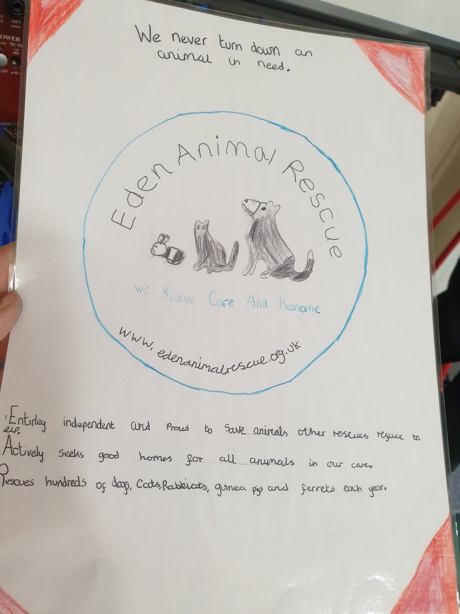 We are so proud of how charitable our learners are! We love it when they share their convictions &amp; inspire others. School Council has already chosen to support <a href="/earanimalrescue/">Eden Animal Rescue</a> this year &amp; we think this poster- designed &amp; created independently- is so lovely! #service #compassion