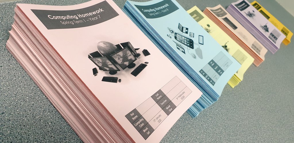 Applemore_Coll's tweet photo. Our #ComputingDepartment ready to launch their new homework/vocabulary booklets from Monday ๐ โ #AmbitiousForAll #ComputerScience #CreativeIMedia #Computing https://t.co/bSkPv63FEF