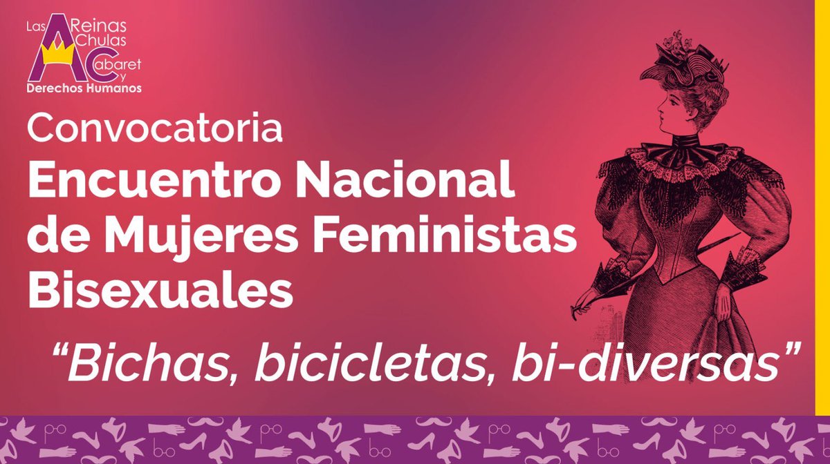 🗣Quedan pocos días para que cierre la convocatoria al primer #encuentro de mujeres feministas #bisexuales. Por acá inscríbanse y por fa pasen la voz. 🇲🇽💜