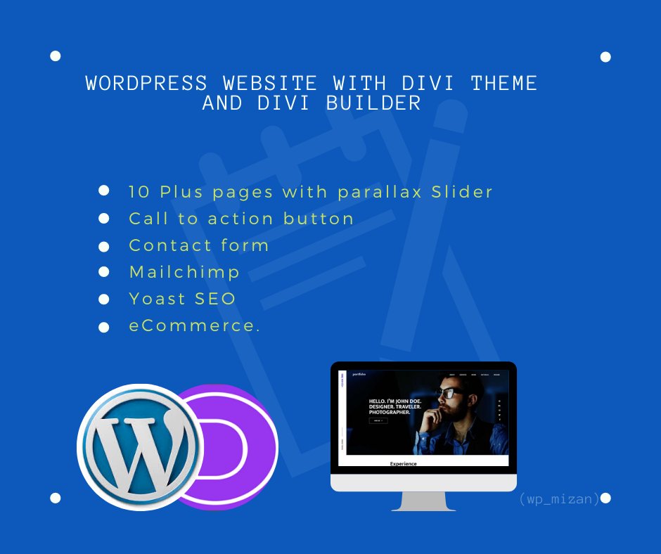 mizanur_mizzy's tweet image. How to build and customize a Beautiful Divi Business website with Divi theme.....
Have a look: bit.ly/divithemesdesi…

#diviWebsiteDesign #diviThemeBuilder #diviThemeExamples #diviBuilderNotLoading #diviBuilderNotWorking #ARMYStayTune