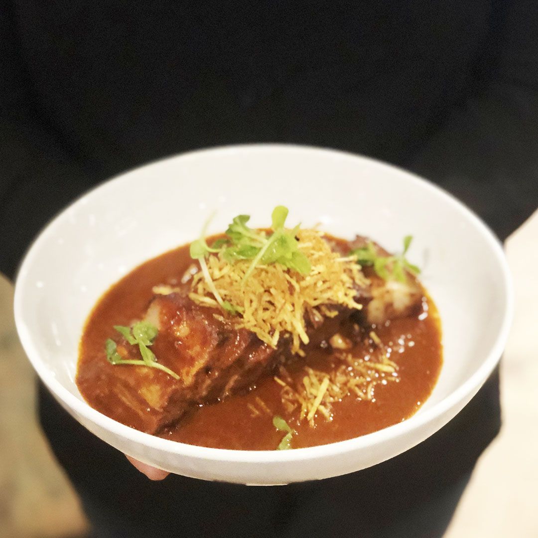 pukkatoronto's tweet photo. Pork Belly Vindaloo // spicy Goan style curry with garlic, vinegar and red chilli 🌶️🌶️🌶️
#TorEats #TorontoFoodie #TorontoLife #FoodismTO #BlogTO #NarcityToronto #DailyHiveTO #HuffPostTaste #NotableTO #Toronto #midtownToronto #stclairwest #pukkatoronto #indianfoodtoronto https://t.co/FeQFtKqkms