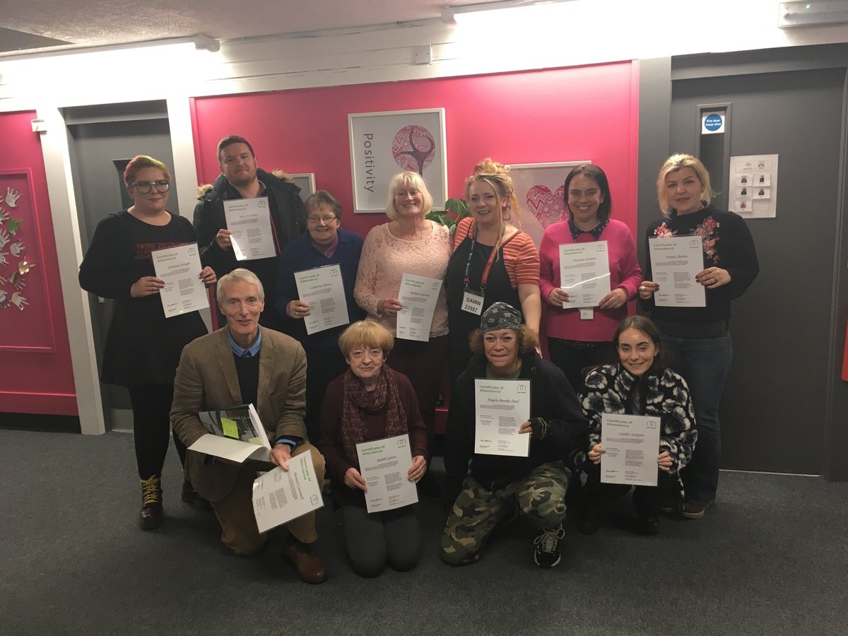 BRICgroupBPL's tweet image. A long two days with lots of interesting information and discussion. There are now 10 more mental health first aiders in Blackpool! 
#MHFA #qualified #chattybench #chattybus
