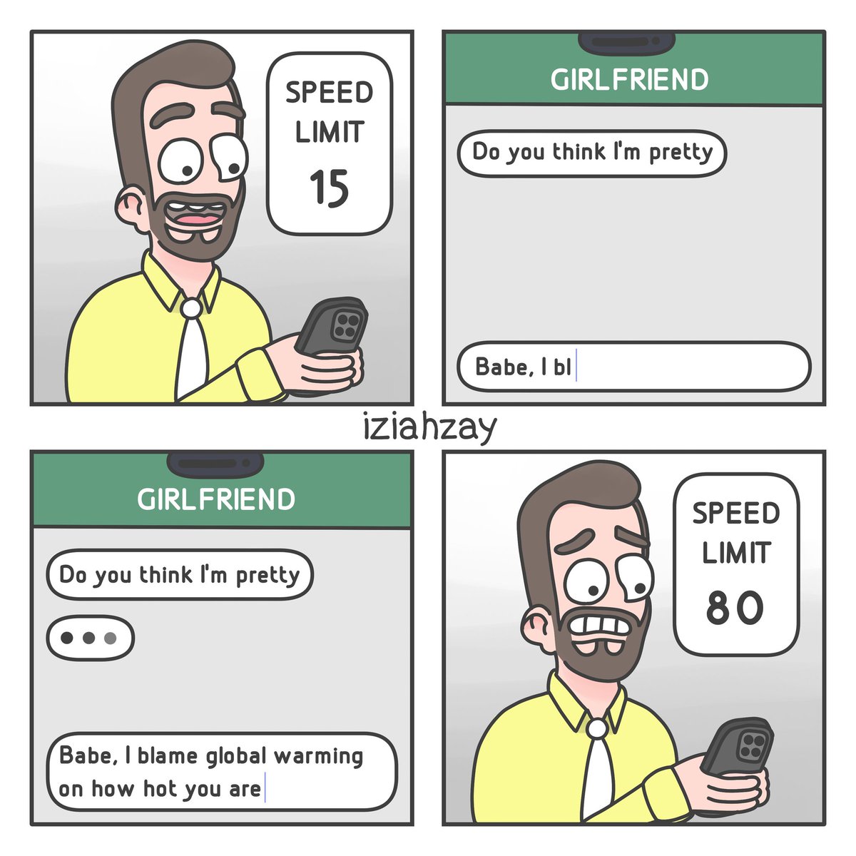 zaya_toon's tweet photo. ๐จ When you race against the "currently typing" icon #funny #textingmemes #iPhone #relatable #comics https://t.co/7WGQHxmnDM