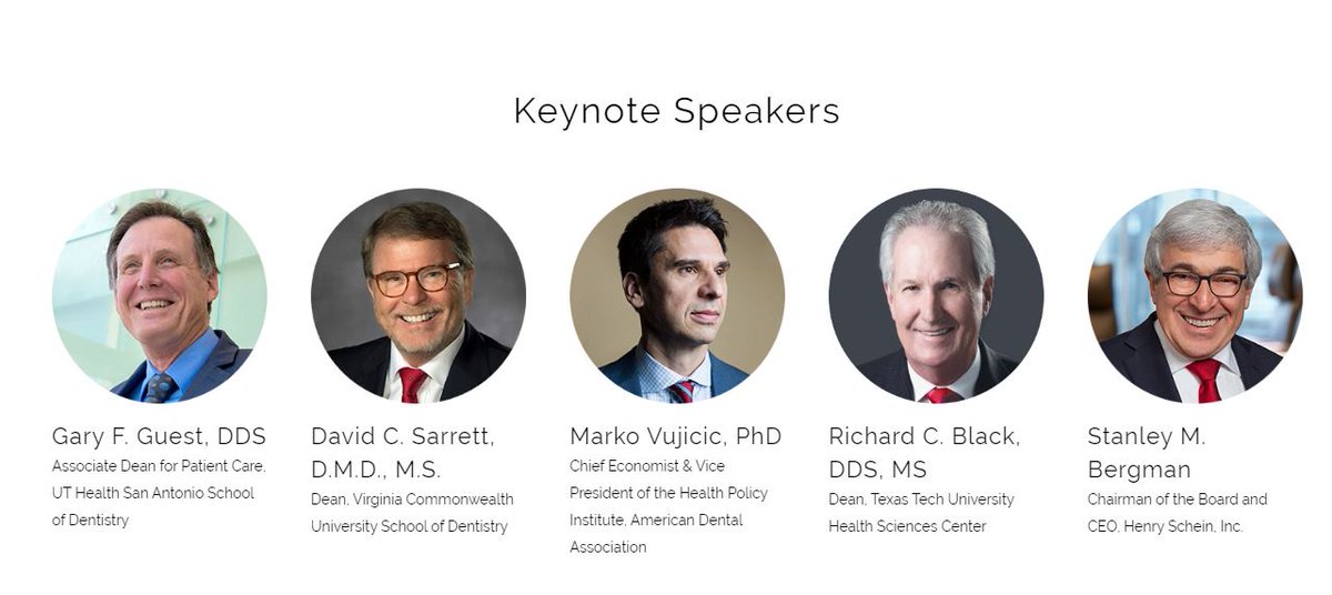 ExanSoftware's tweet image. Countdown: 46 days #ExanSummit2020
Part 2 of 2 in highlighting keynote speakers: 

- Dr. Gary Guest, IT Risks 
- Dr. David Sarrett, Dean's Panel
- Dr. Marko Vujicic, Dental Trends
- Dr. Richard Black, New Dental School
- Stanley Bergman, Dental Future

exansoftware.com/summit