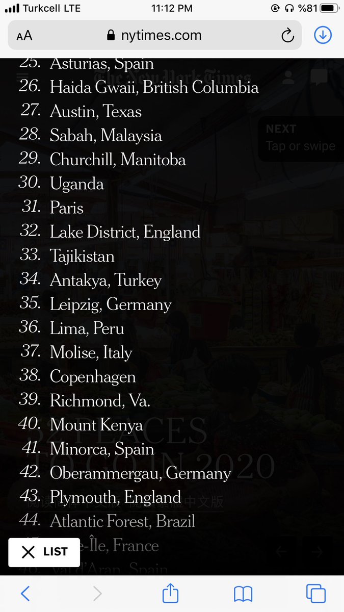 bilio_muydunuz's tweet photo. New York Times’ın, 2020’de gidilmesi gereken 52 yer listesinde Türkiye’den bir yer bulunuyor.

O da 34. sırada yerini alan Antakya ✈️✈️✈️ https://t.co/iudIGQPU8z