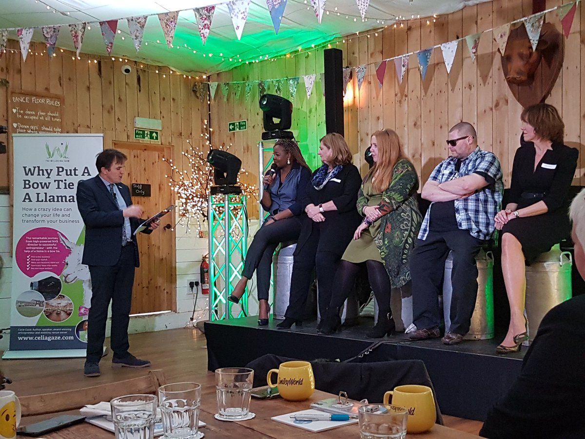 Inspirational speakers here at the Wellbeing Farm #wellbeing2020