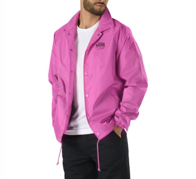 pink vans jacket