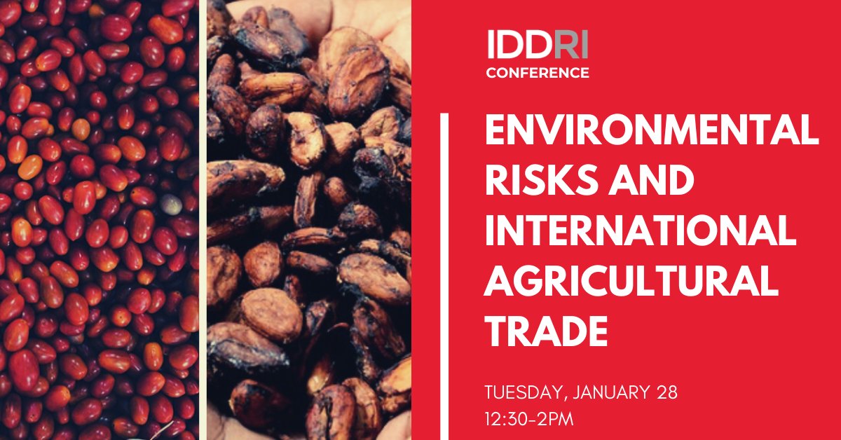 IDDRI_ThinkTank's tweet photo. [CONFERENCE]
Environmental Risks and International Agricultural #Trade

📅January 28, from 12:30 to 2pm, Paris

REGISTRATION➡️https://t.co/4bjsyddLu3

With: @KevinM_Adams (@SEIresearch), @Fredericamiel &amp; @vallejolola 

#Agriculture #ClimateEmergency #SDDEE https://t.co/08ko0WIVJ8