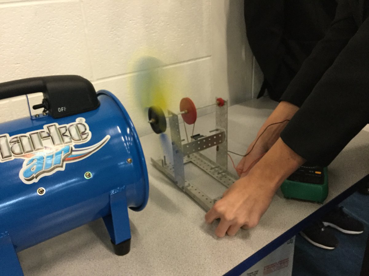 OABrislington's tweet photo. Really excited to have #EDF and #STEMWorksUK in the academy today. Students have learned about the huge variety of STEM careers options at Hinkley Point and are now building wind turbines and trying to optimise them to produce the highest voltage. Who's going to win? #HPCInspire https://t.co/L8Ufg5MpYK
