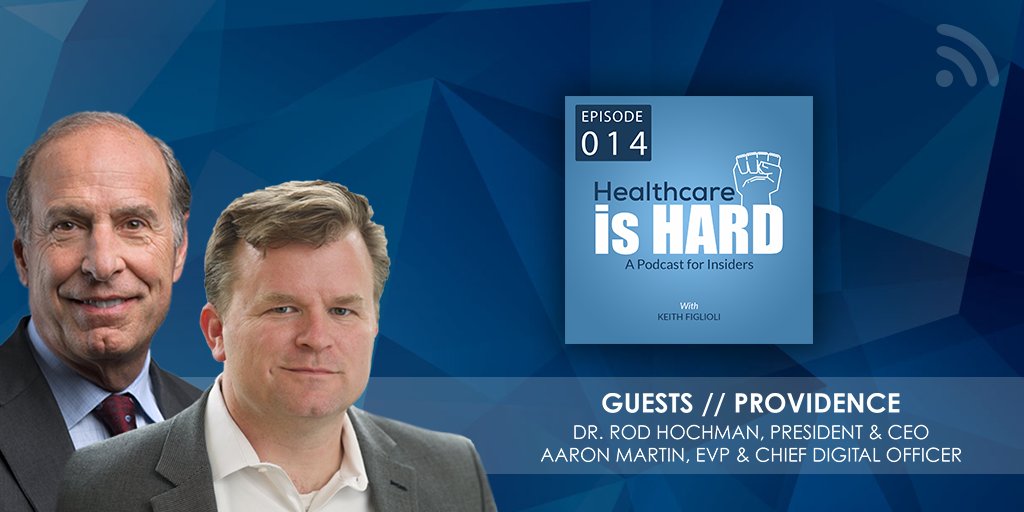 LRVHealth's tweet photo. New today! Get inside healthcare with @psjh CEO @RodHochmanMD &amp; Chief Digital Officer @aaronmartinfc on the newest episode of the #HealthcareIsHard Podcast. CC @ProvInnovation https://t.co/Q1fTR4CA85 https://t.co/phmEB8WOLF