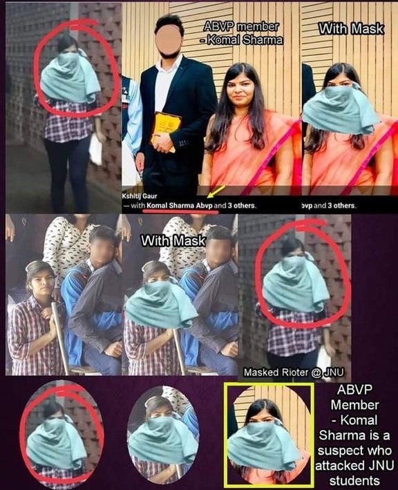 I’m expecting <a href="/IndiaToday/">IndiaToday</a> will expose this girl Komal Sharma of ABVP 

#JNUTapes