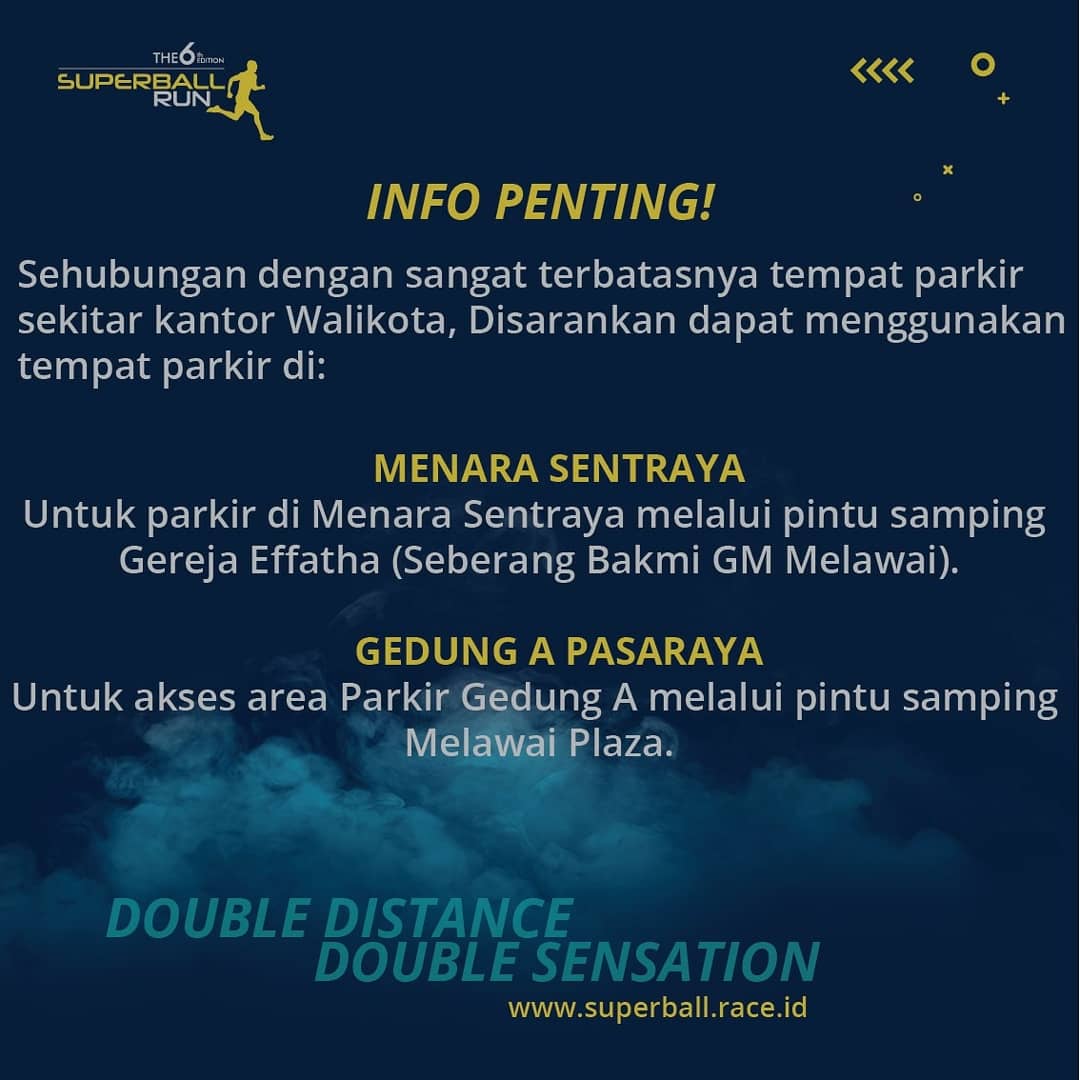 Superball_Run's tweet photo. Hello runners! Here's important information about parking area. Check it out!

#SuperballRun
#SuperBallRun6thEdition
#DoubleDistanceDoubleSensation https://t.co/gqLVZ3RSqy