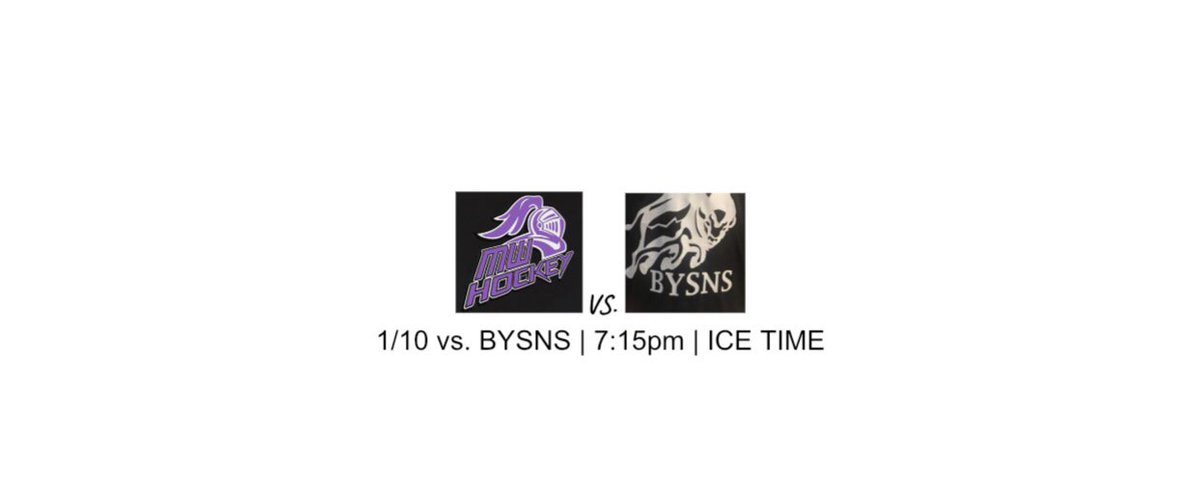 MWhockey's tweet photo. GAME DAY! Support the Crusaders tonight as they host BYSNS. Puck drop scheduled for 7:15pm at Ice Time Sports Complex! Admission is $3 #FridayNightIce #MWhockey #MWpuck https://t.co/euVdA67Ire