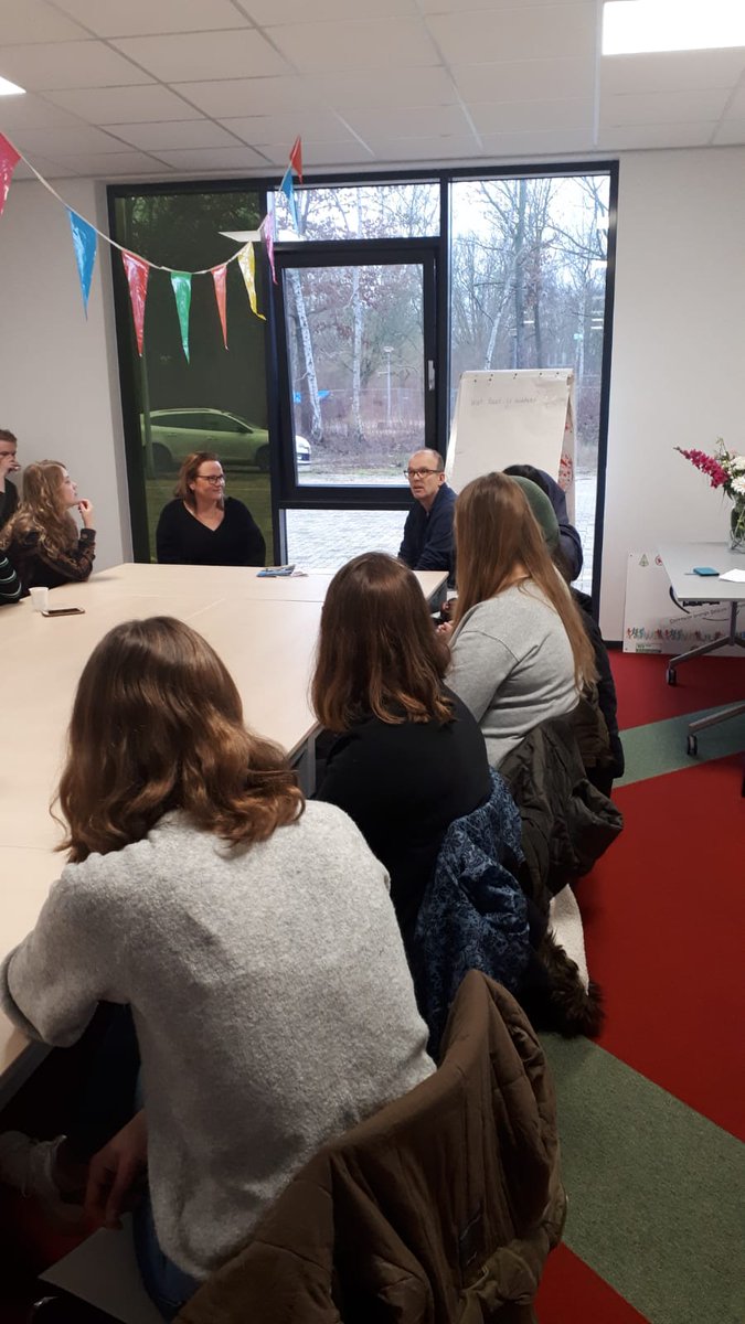 Project verzorgingsstaat.
Werkbezoek van 20 leerlingen <a href="/csgwessel/">CSG Wessel Gansfort</a>
#altijdleuk