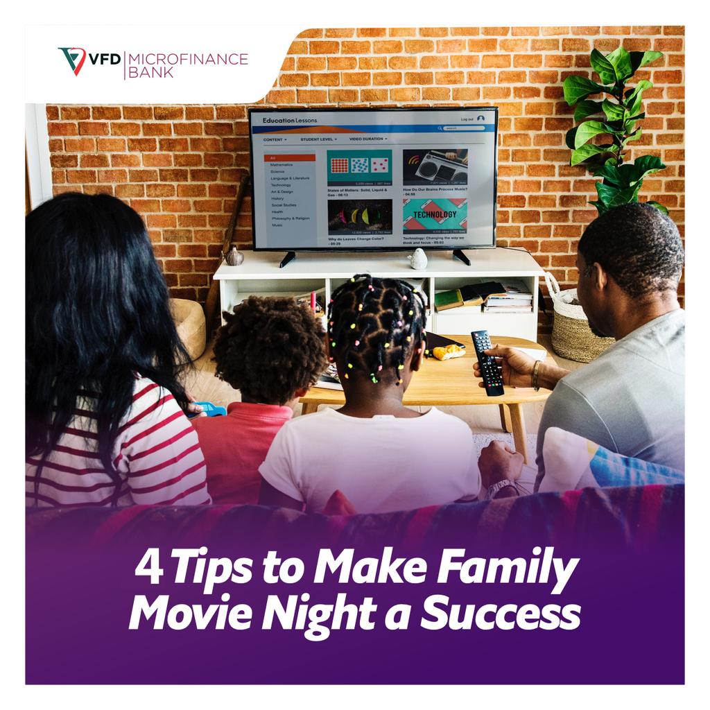 vbizng's tweet photo. 4 Tips to Make Family Movie Night a Success
#getmore #vfdbankapp #TGIF #movienight #familytime https://t.co/vEwo4KAPGt