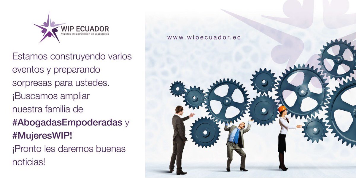 WIPEcuador's tweet photo. ¡Este #2020 estamos preparando sorpresas para todas las #MujeresWIP y #AbogadasEmpoderadas! https://t.co/XnY7gYHY4O
