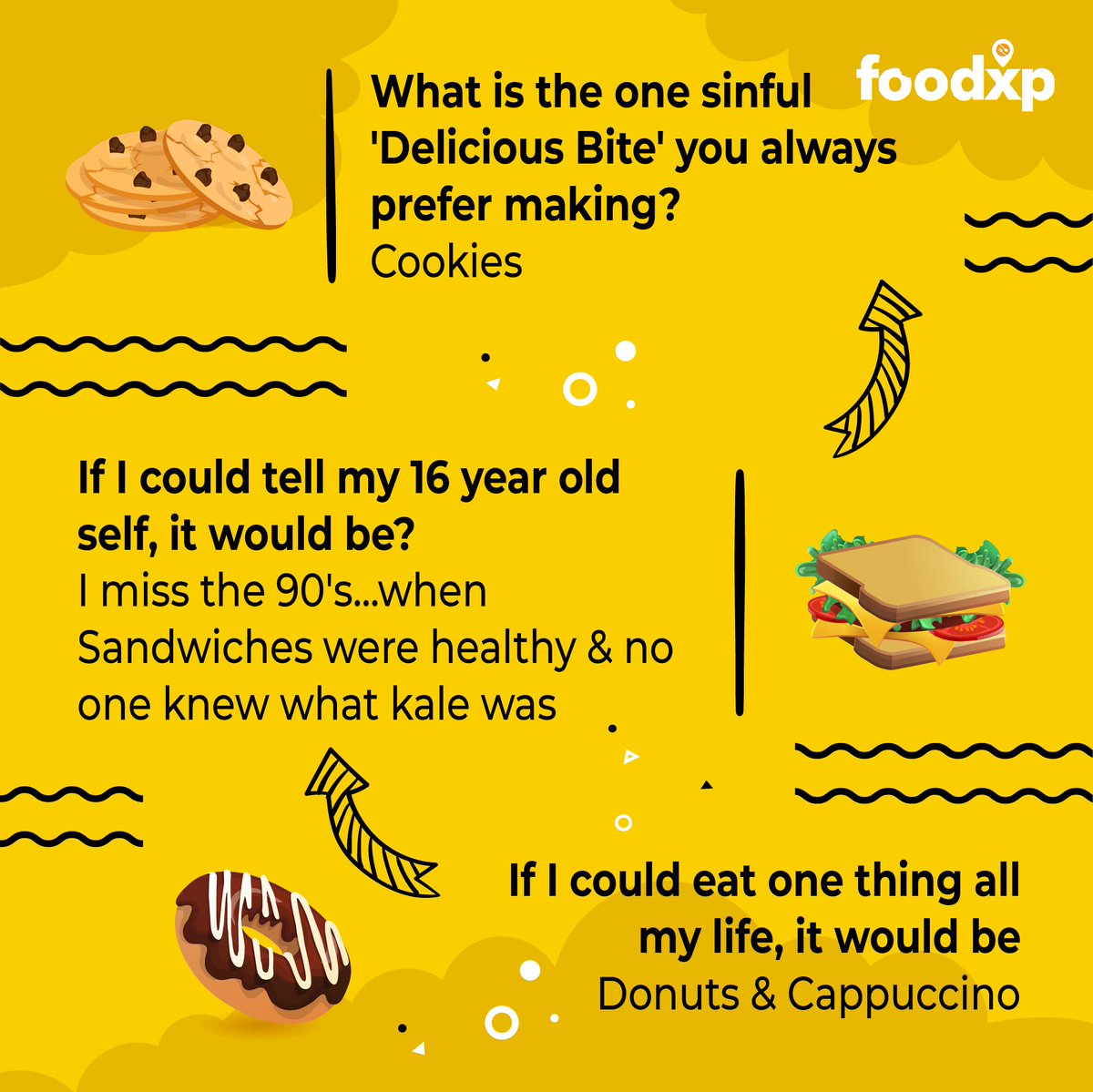 FoodxpUK's tweet photo. Ever wondered what little quirks, interests &amp; preferences our Chef's have? Well, worry not! We've got you a pretty detailed Q&amp;A from Chef @PMalik29.

Catch her on her show 'Delicious Bites' only on Foodxp! 

Mon-Fri | 22:00 Hours

#Foodxp #Food #DeliciousBites #FoodShow #Recipes https://t.co/XnHAlusAz9
