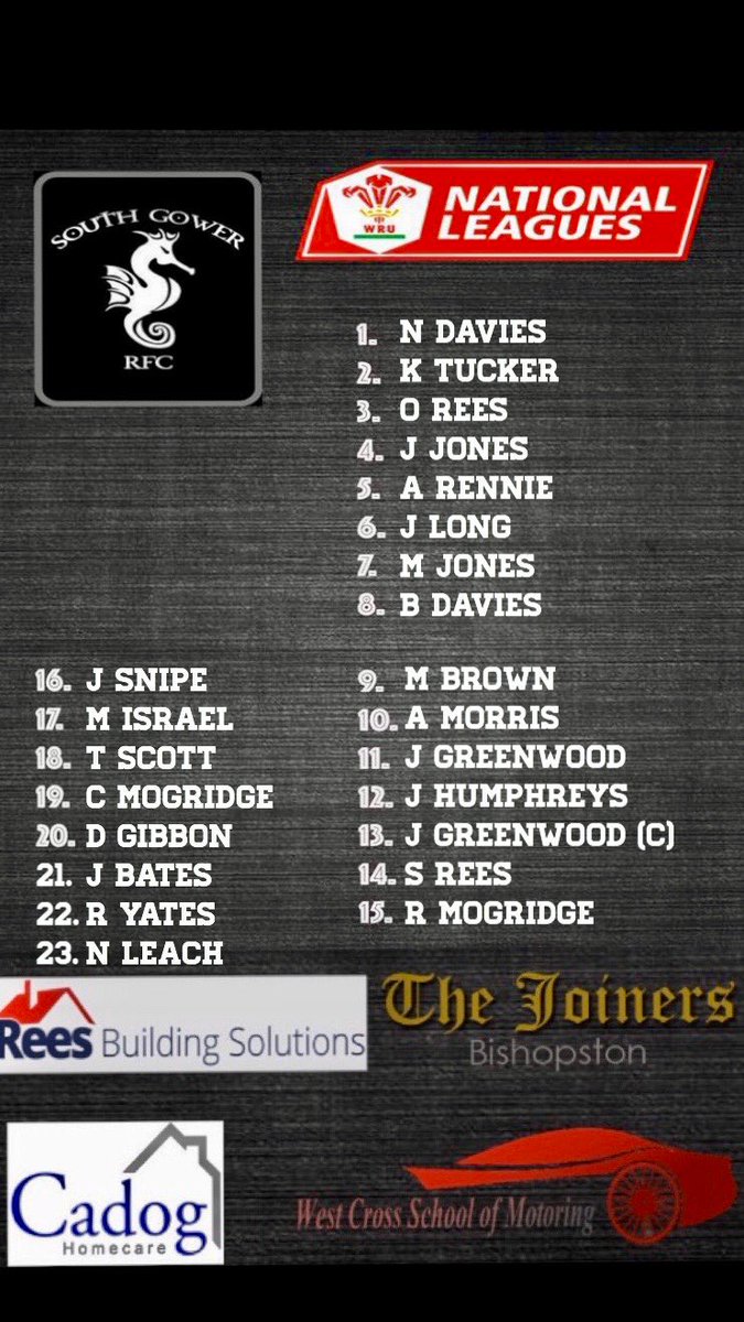 SouthGowerRFC's tweet image. Your seahorse squad to face @TheTwsRugby at Pwll du lane this Saturday in the quarterfinals of the WRU 👓 🛡 competition. Looks to be a bumper crowd to watch so get down and support the boys!

#uppaseahorse