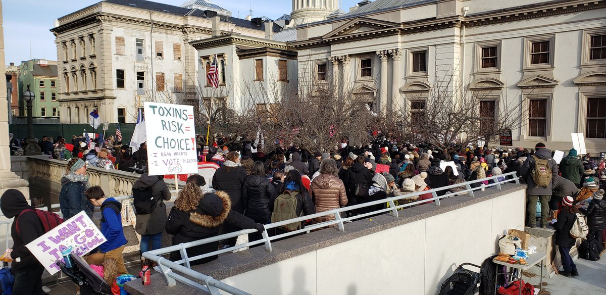 Dirkey's tweet photo. Nj where legislature ignores massive protests of their constituents #VoteThemAllOut #upholdtheconstitution https://t.co/wNhXYWFY8m