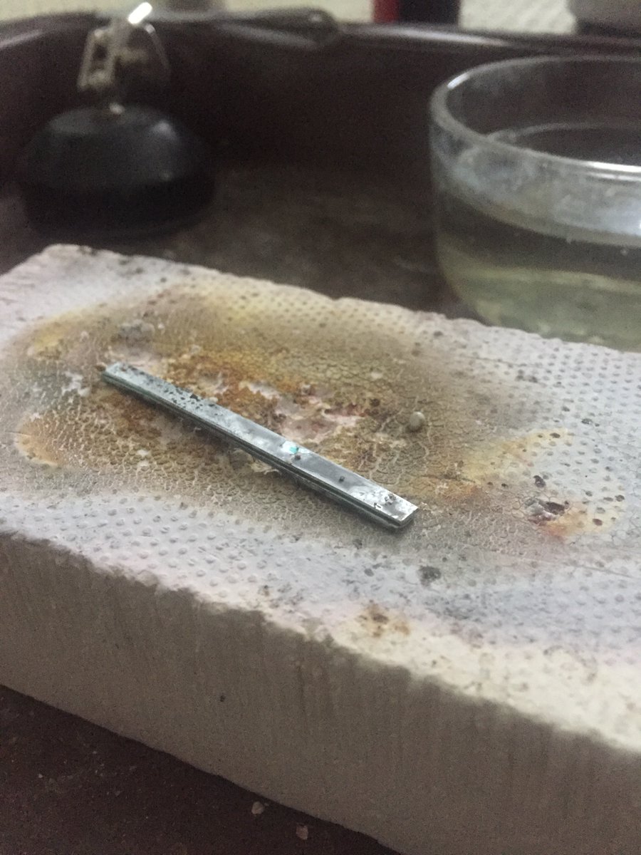 hammer_heart_'s tweet photo. Back to the work bench! This will be quite the statement ring. Made from sterling silver and featuring a black onyx cabochon in bezel setting. Are you a ring person? If so what ring do you always wear? 💍 #handmade #createandcultivate https://t.co/zMiwEzfNI5