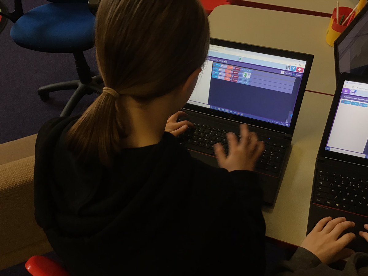 ClaphamTerrace1's tweet photo. In Computing this week, Year 6 are setting each other challenges. They are apply their coding skills to make mini-games. #persistentlearners https://t.co/z1wL973Z1C