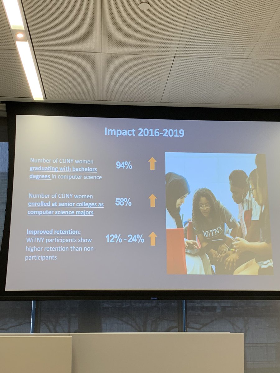 mrtomocon's tweet photo. Judy Spitz opens #TCAB20 at @cornell_tech w a presentation about #WiTNY, which is transforming the higher ed support system for #womenintech with real results. Can’t wait to see what’s next! #diversityintech Read more: https://t.co/NvCDWyaDEH https://t.co/I0FYCQU3zK