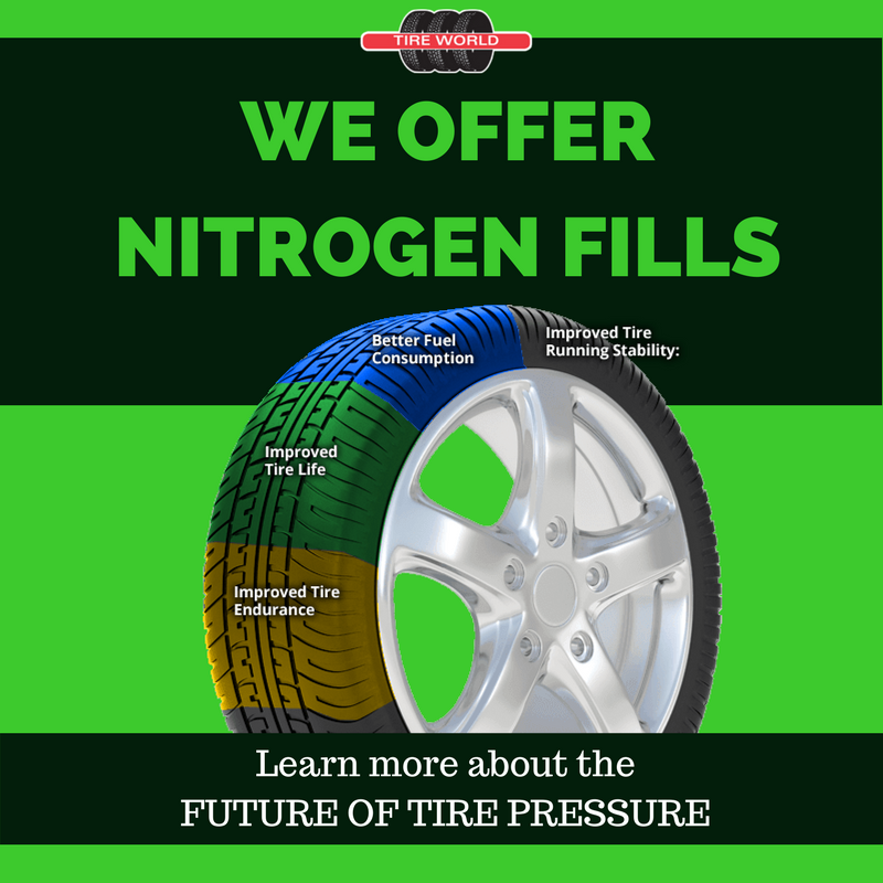 TireWorld1's tweet photo. Did you know we are a #nitrogen dealer? The future of tire pressure is here! Stop by for your nitrogen fill today!   #TireWorld  #Tampa https://t.co/WveRlZ8OaQ