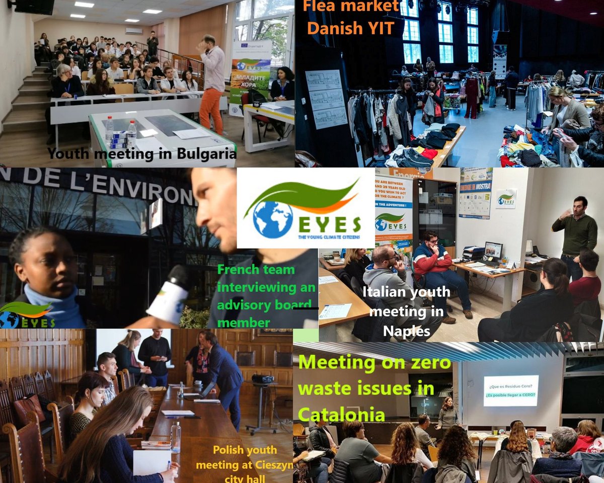 EYES Project on #ClimateChange - European overview - September-December, 2019

<a href="/ErasmusEyes/">Project EYES Erasmus +</a>

<a href="/Ecoserveis/">Associació Ecoserveis Cultura Energètica</a> <a href="/granollers/">Granollers</a> <a href="/ALEC_Lyon/">ALEC Lyon</a> , ANEA Napoli, EC Network, EUC Syd, UBBSLA, Polska Sieć Energie Cités