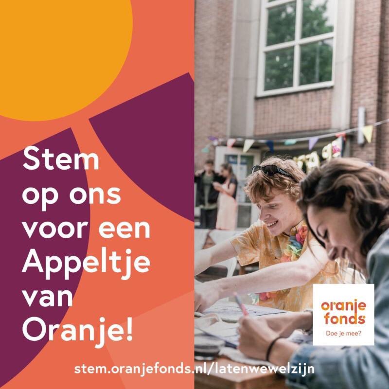 Ons Mentorproject Laten we Welzijn (project van Netwerk Dien je Stad) is genomineerd voor een Appeltje van Oranje! Stem hier zodat het project een ronde verder komt! lnkd.in/gjfvk88 <a href="/WeLaten/">Laten we Welzijn</a> <a href="/dienjestad/">Netwerk Dien je Stad</a> <a href="/TijdVoorActie/">TijdVoorActie</a>