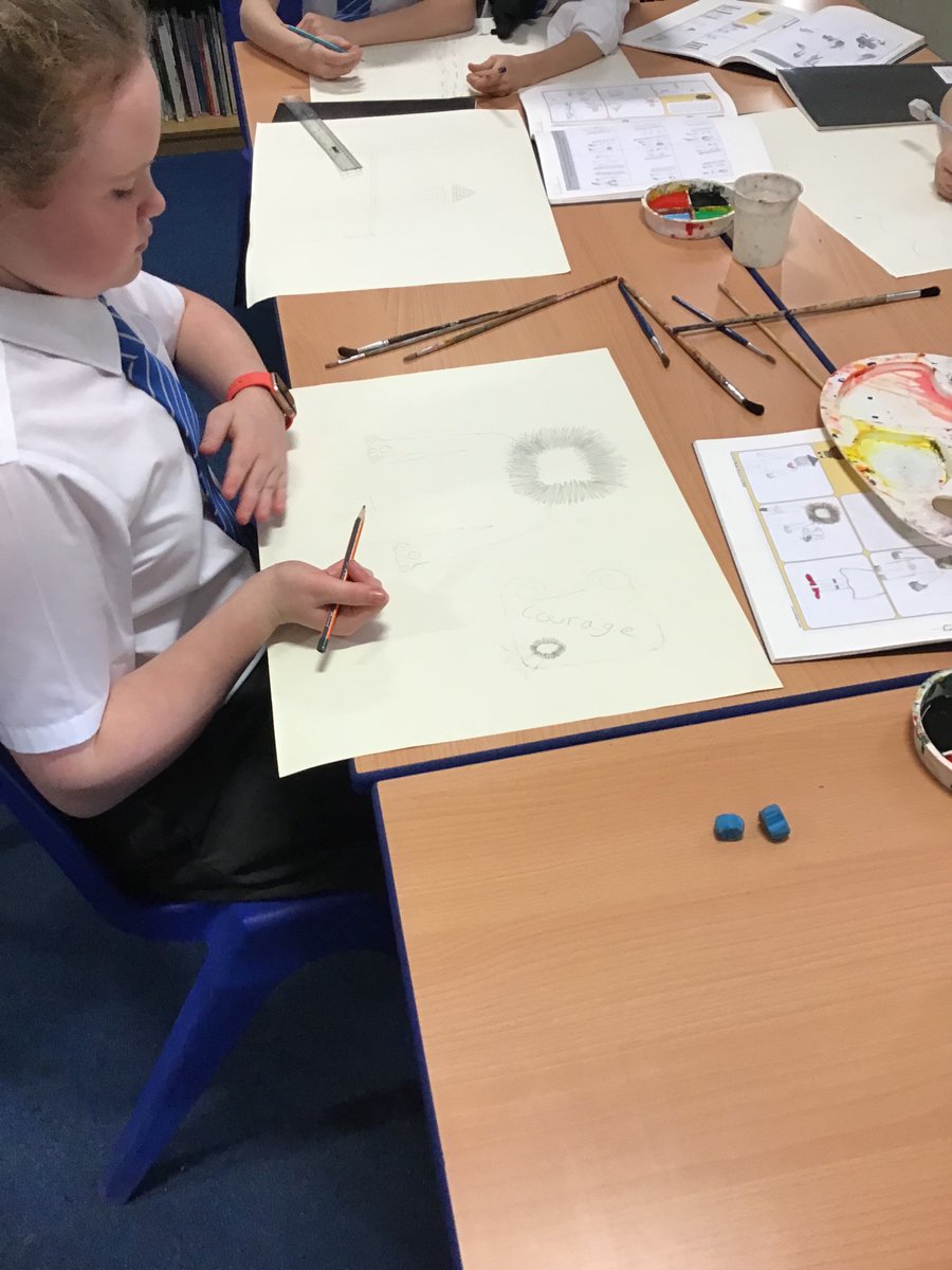 muchwooltony5's tweet photo. This week we are Artists! We have looked at how to bring stories to life using pictures! Today we practised painting our storyboards before we put them onto fabric next week #artmuchwoolton #talkingtextiles #colourmixing https://t.co/YISk8axBG1